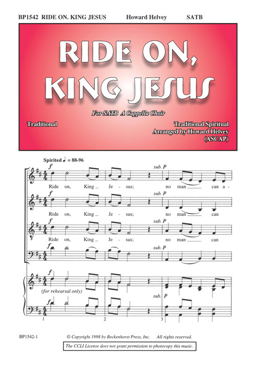 Ride On, King Jesus