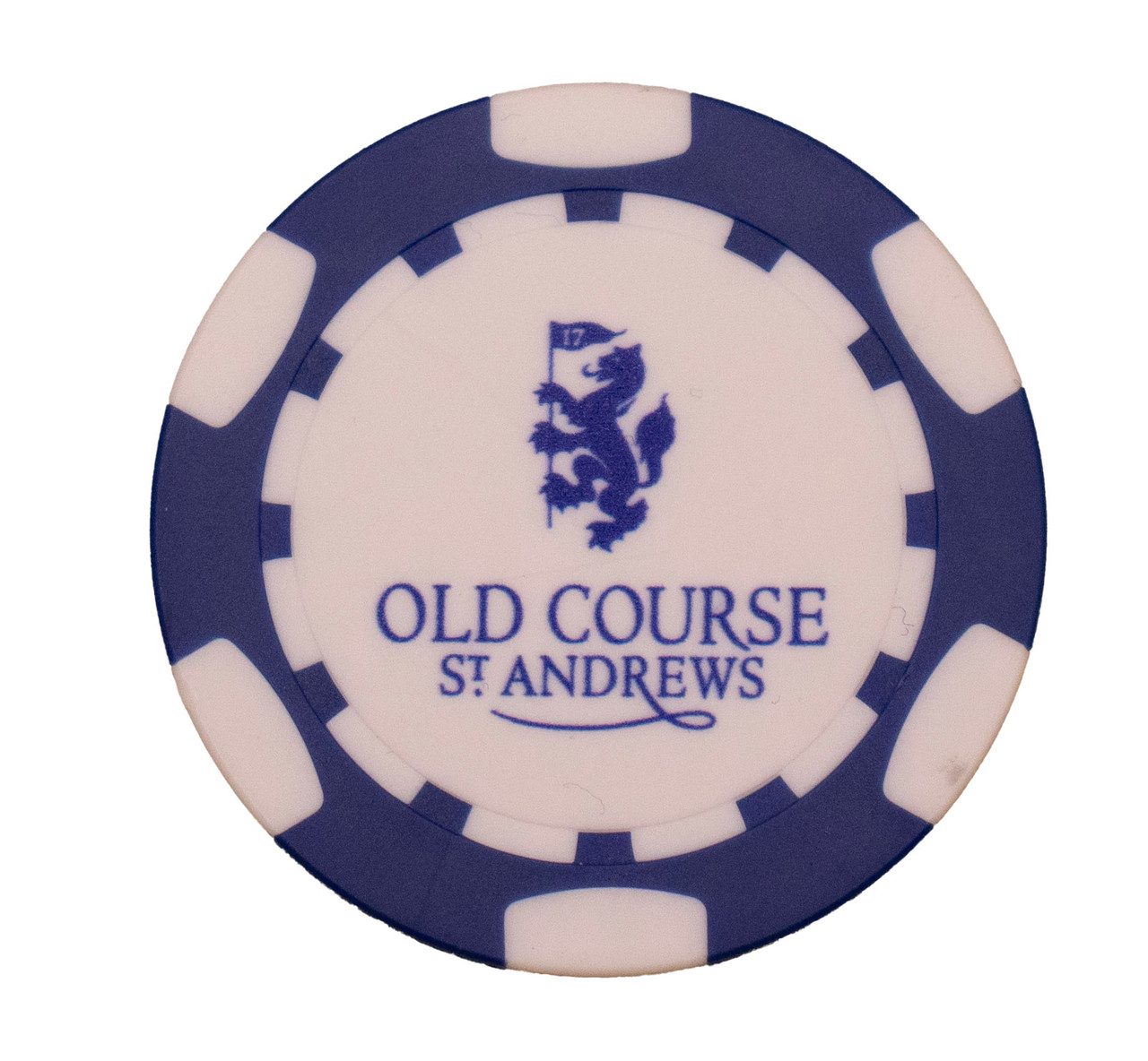 blue poker chip image