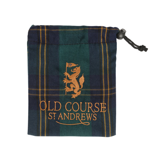 Old Course St Andrews Scotland Old Course Tartan Tee Bag