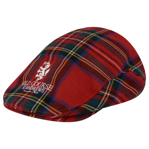 Old Course Tartan Flat Hat