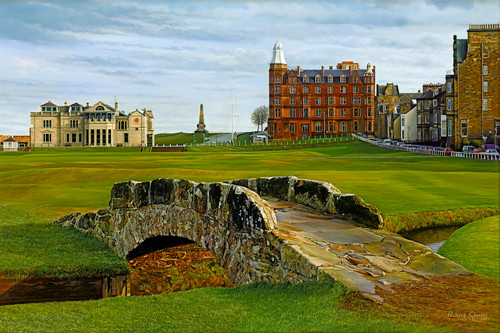 Richard Chorley Swilcan Bridge Giclee Print on Canvas Richard Chorley Swilcan Bridge Giclee Print on Canvas