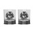 Old Course St Andrews Scotland Pewter Whisky Set Thistle Glass