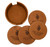Leather Coaster Set