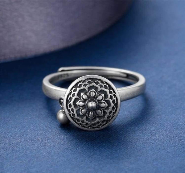 Bague De Pri re Fleur De Lotus