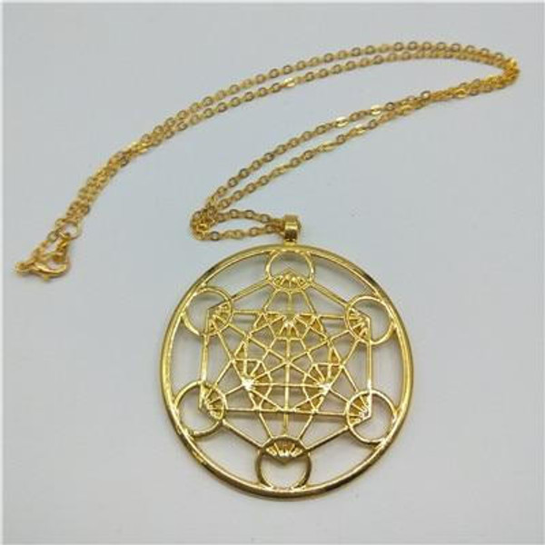 Collier Cube de Metatron zaxx