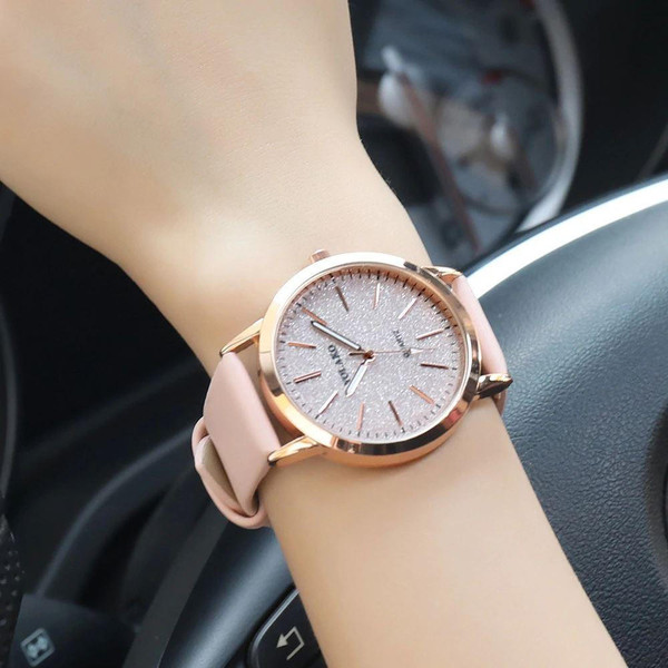 Montre Quartz Ciel Etoile - Bracelet En Cuir zaxx