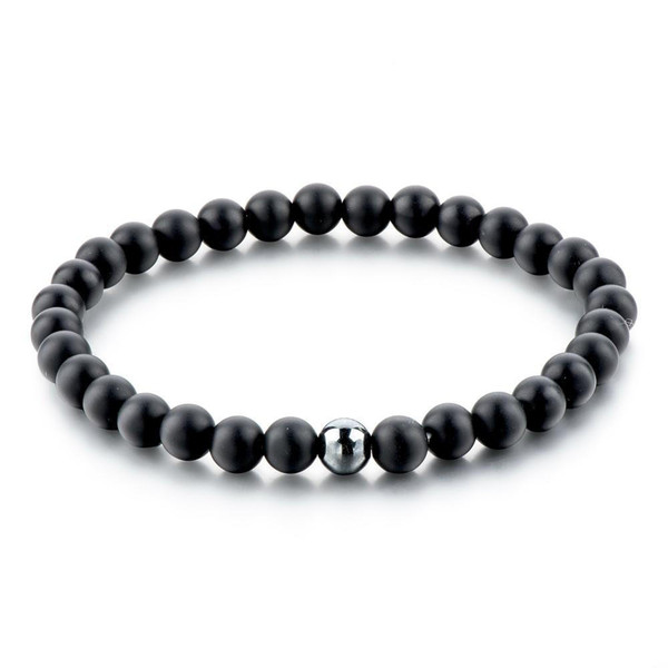 Bracelet de guerison en OEil de Tigre et Hematite zaxx