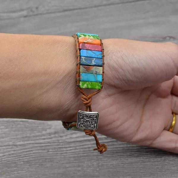 Bracelet de Positivite Rempli de Couleurs zaxx