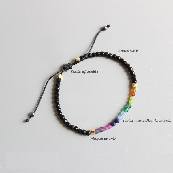 Bracelet 7 chakras et 12 constellations zaxx