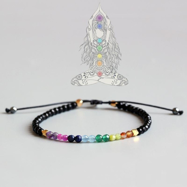 Bracelet 7 chakras et 12 constellations Bracelet 7 chakras et 12 constellations zaxx