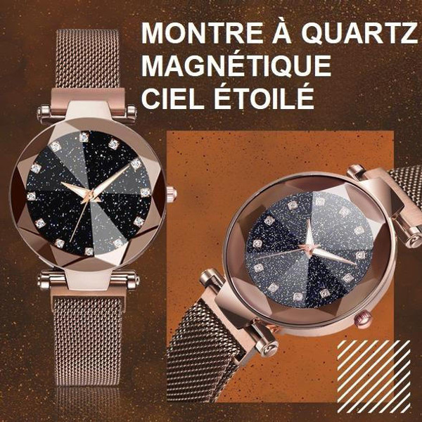 Montre a Quartz Magnetique Ciel Etoile zaxx