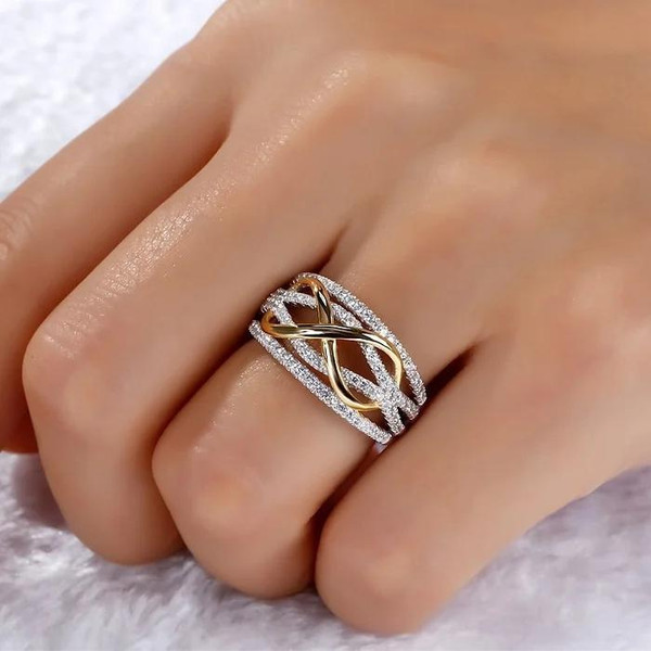superbijou Bague Infinie Mere-Fille zaxx