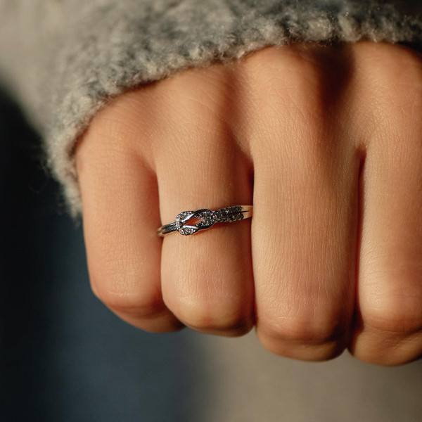 Bague Noeud - Meilleure amie et "Soeur de coeur" zaxx