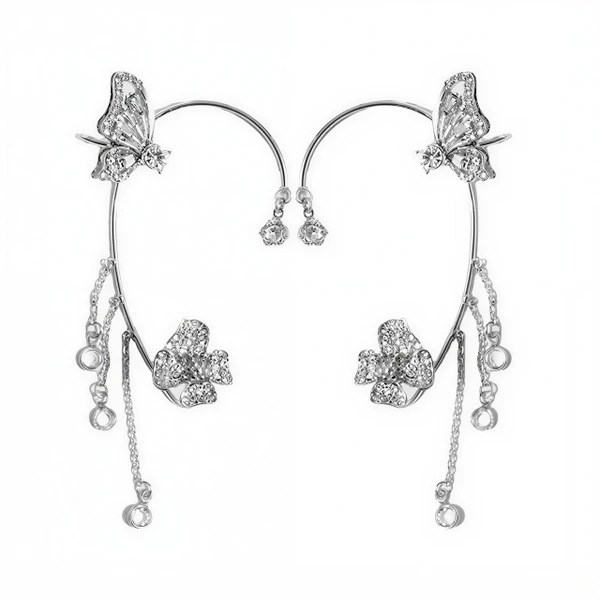 Boucles d'Oreilles Papillon En Zircon zaxx