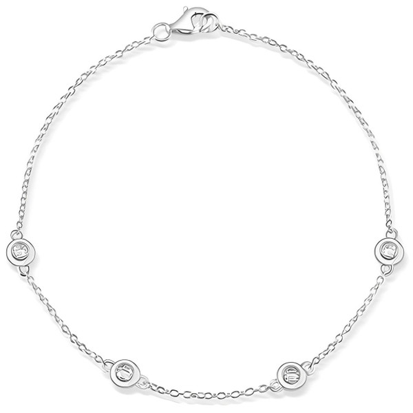 Bracelet Chaîne à l'Italienne En Argent Sterling Bracelet Chaîne à l'Italienne En Argent Sterling zaxx