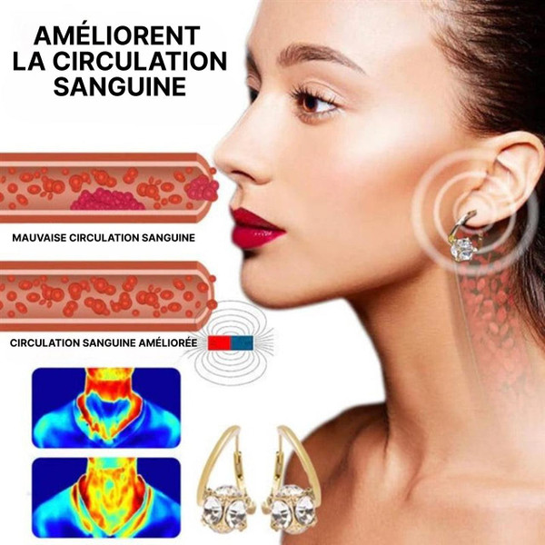 Boucles d'Oreilles Magnétiques Pour Maigrir zaxx