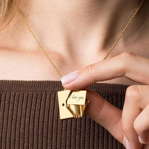 Collier Enveloppe - Collier Fête Des Mères zaxx