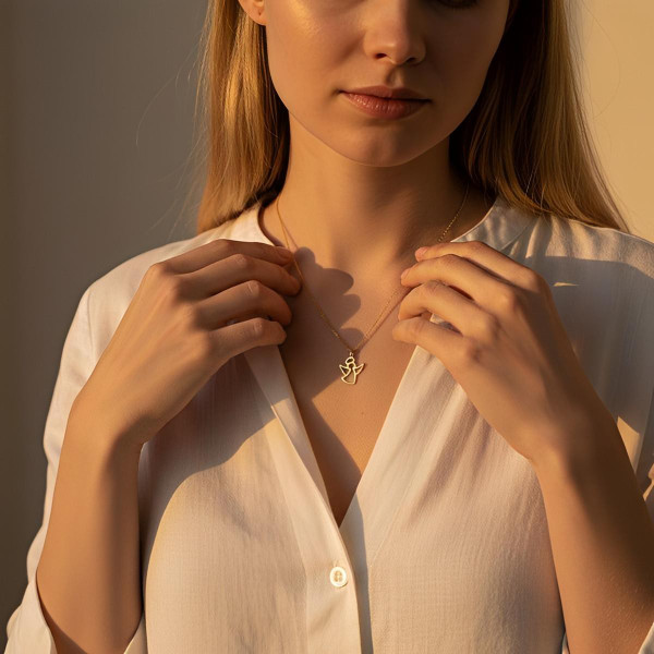 Collier Ange Gardien Éternel  zaxx