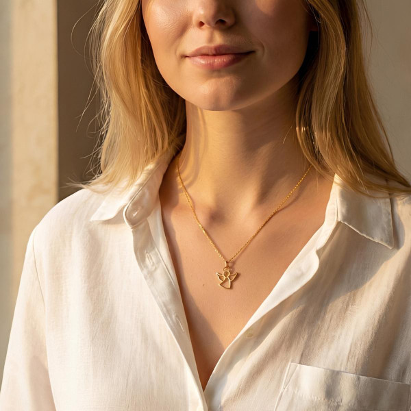 Collier Ange Gardien Éternel  zaxx