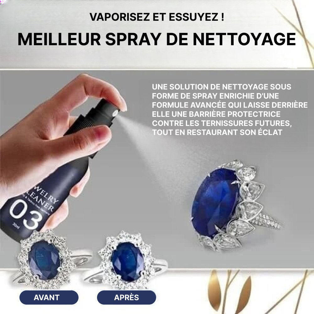 Ouhoe Bijoux Nettoyage Or Montre Diamant Bague Nettoyage Rouille et Frêne Bijoux  Nettoyant