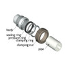  Pipe to Thread Joint Adapter Compression Fittings 20-60mm 1/2-2 Inch 