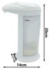 Hydroland Free Standing Automatic Soap Dispenser Touchless Feeder 330ml Batteries Operated 