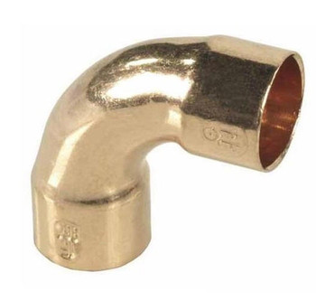 Conex 15mm Copper Pipe 90 Deg Elbow Bow Fitting Connector Solder Female x Female 