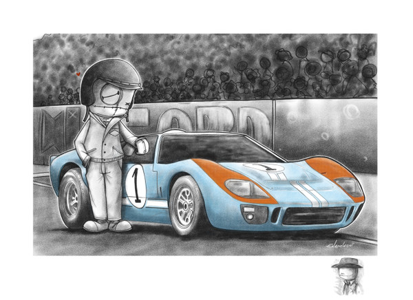 "Miles 1"  Limited Edition print for Operation Motorsport -  Proceeds go to Charity