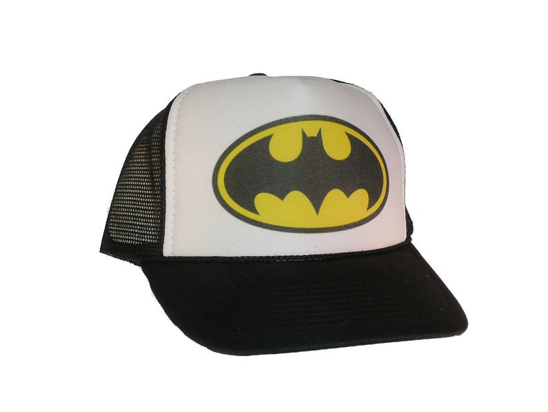Batman Trucker Hat, Batman Hat, Batman, Trucker Hat, Mesh Hat