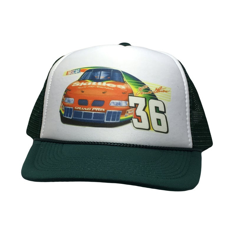 Ernie Irvan Trucker Hat, Ernie Irvan Hat, Ernie Irvan, NASCAR Trucker