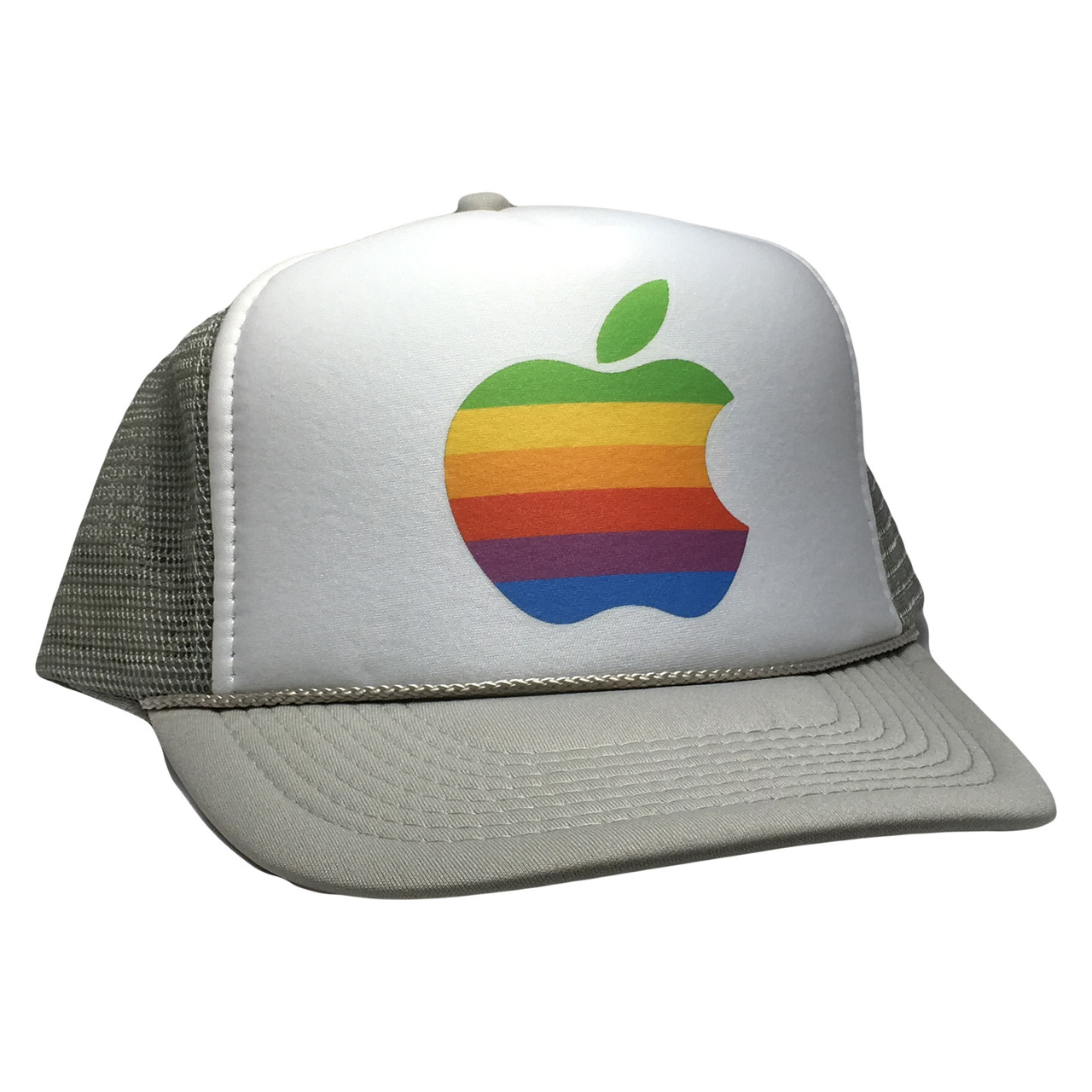 Retro Apple Hat Trucker hat snap back style cap