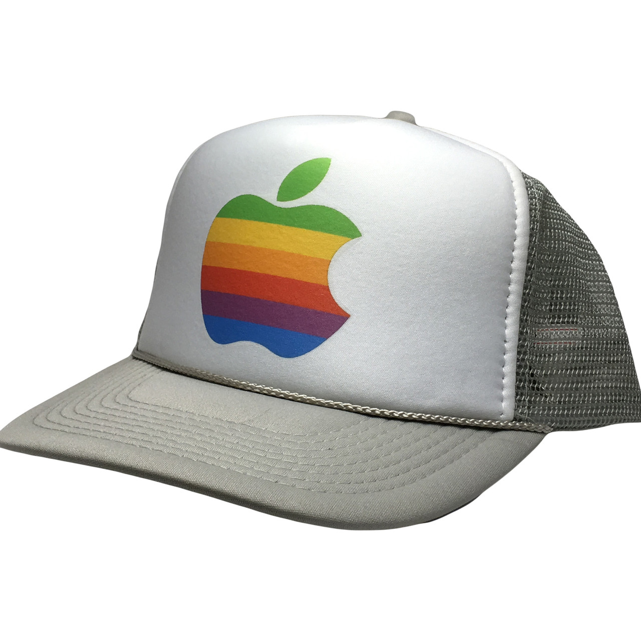 Retro Apple Hat Trucker hat snap back style cap