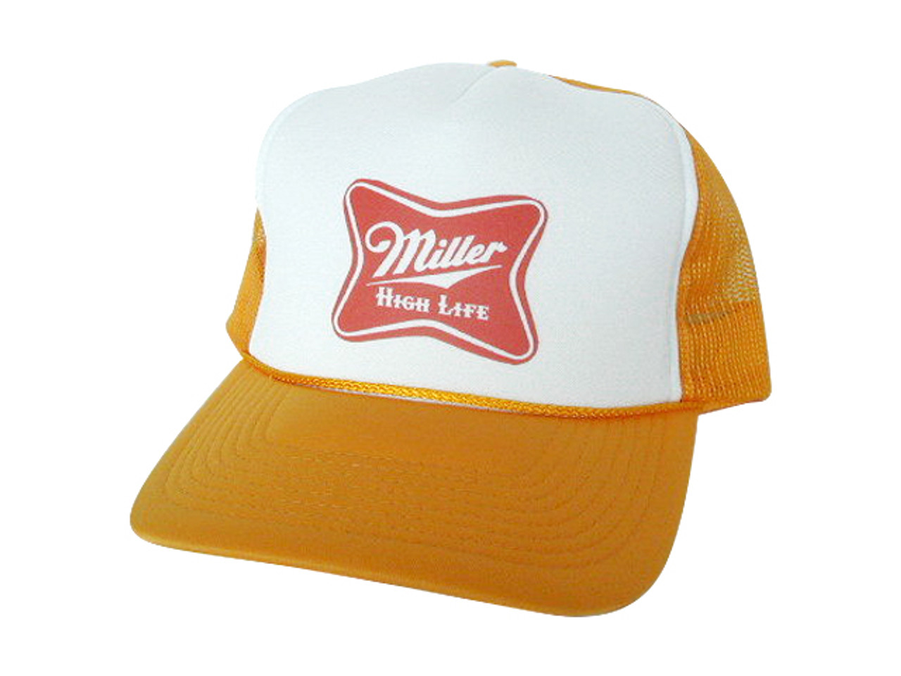 Miller High Life beer Trucker Hat Mesh Hat Snapback Hat