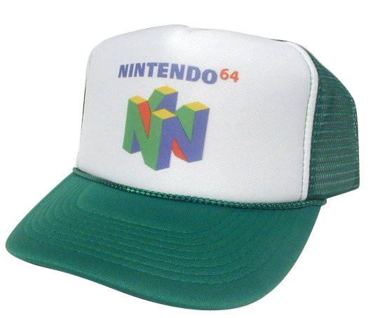 Nintendo 64 Hat, Trucker Hats, Pop Culture Hats, Trucker Hat
