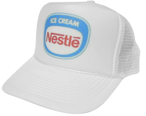 Nestle Ice Cream Trucker Hat Mesh Hat Snapback Hat, image size:1280x1018