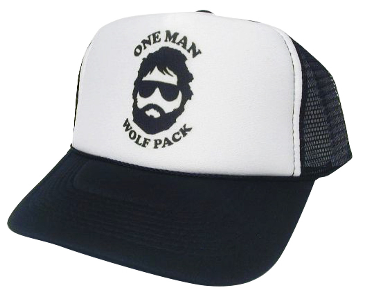 One Man Wolf Pack Hat, Trucker Hat, The Hangover Movie Hat