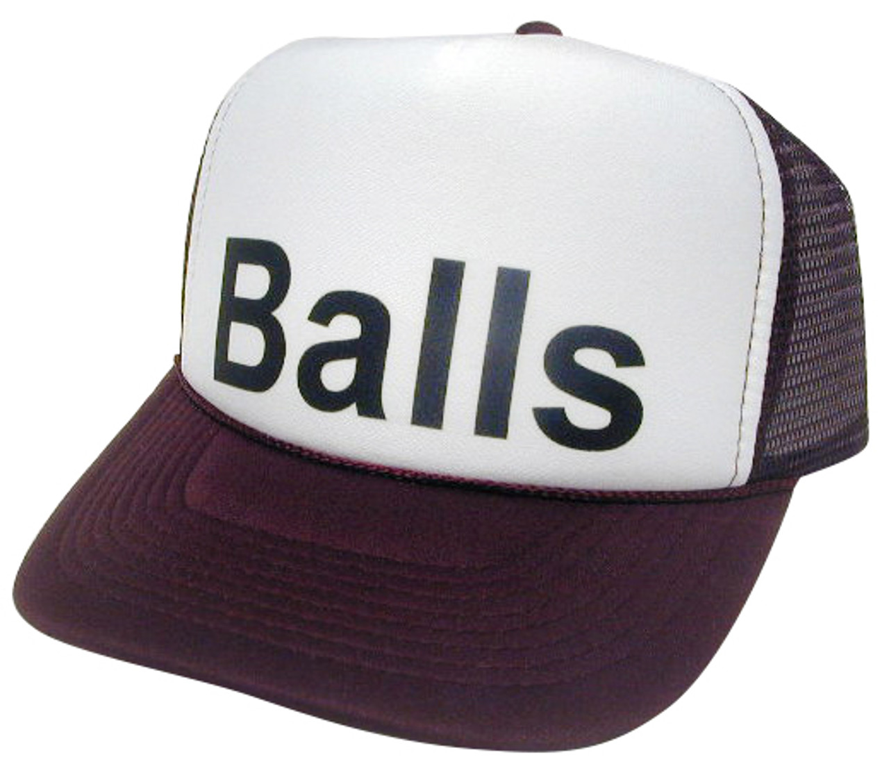 BALLS, Balls Hat, Trucker Hats, Mesh Hat, Snap Back Hat