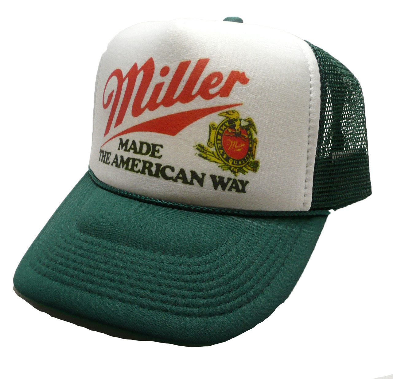 Miller lite hot sale trucker hat