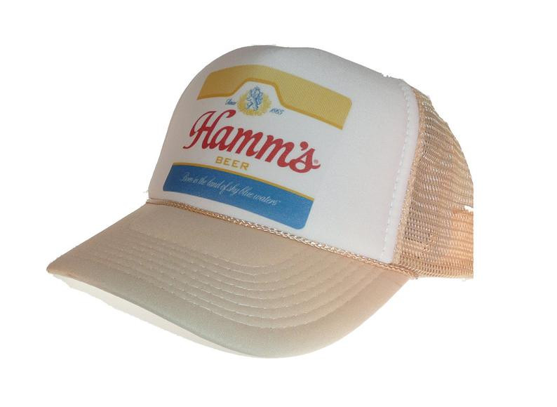 Hamms Beer Trucker Hat, Hamms Beer Hat, Hamms Beer Hat, Beer Hat