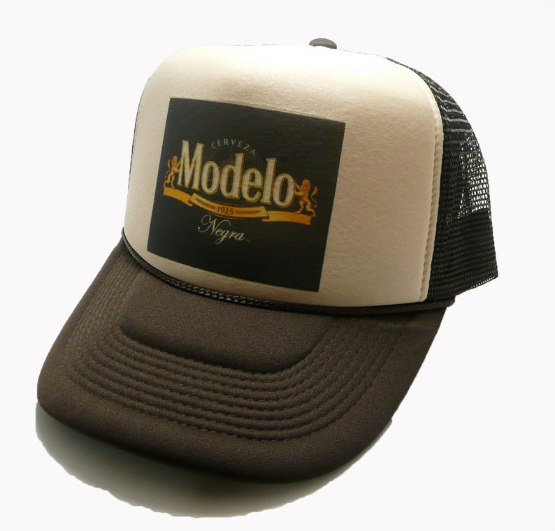 Modelo Negra Beer Trucker Hat, Modelo Negra Beer Hat, Modelo Negra Beer