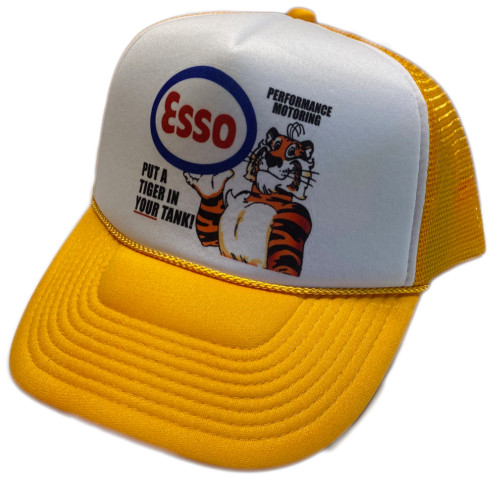 Esso Trucker Hat Mesh Hat Adjustable Tiger in your Tank cap