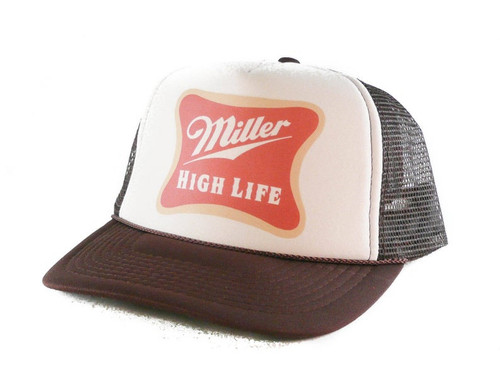 Miller High Life Hat, Beer Hats, Trucker Hat, Brands Hat