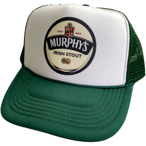 Murphy's Irish stout Trucker hat mesh hat adjustable snapback St. Patrick's Day Beer hat