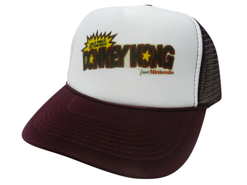 As shown in photo then color of the hat Maroon/white front