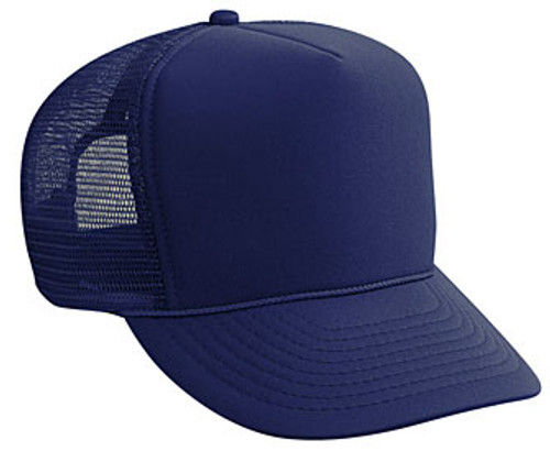 Navy Blue plain blank Trucker Hat Mesh Hat Snapback Hat