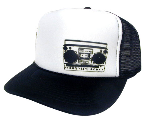 BOOM BOX Hat, Trucker Hat, Mesh Hat, Snap Back Hat