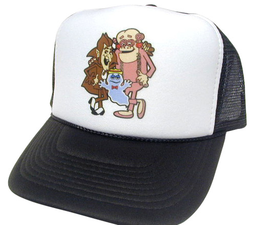 Franken Berry Count Chocula Hat, Trucker Hat, Mesh Hat, Funny Trucker Hat