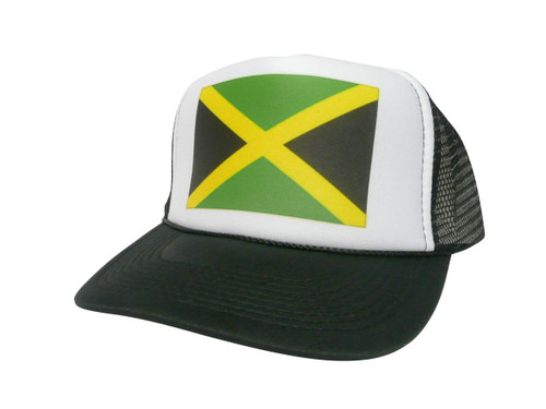 Jamaican Flag Hat, Trucker Hat, Trucker Hats, Mesh Hat, Snap Back Hat