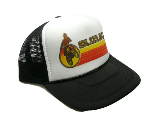 Suzuki Trucker Hat Snap Back Motocross Racing Hat
