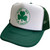 Kiss me I'm Irish Trucker hat mesh hat adjustable snapback hat Clover